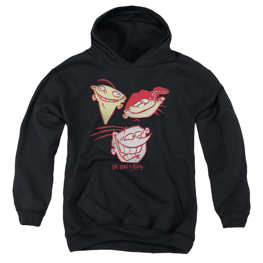 Ed, Edd n Eddy Three Heads - Youth Hoodie Youth Hoodie (Ages 8-12) Ed, Edd n Eddy