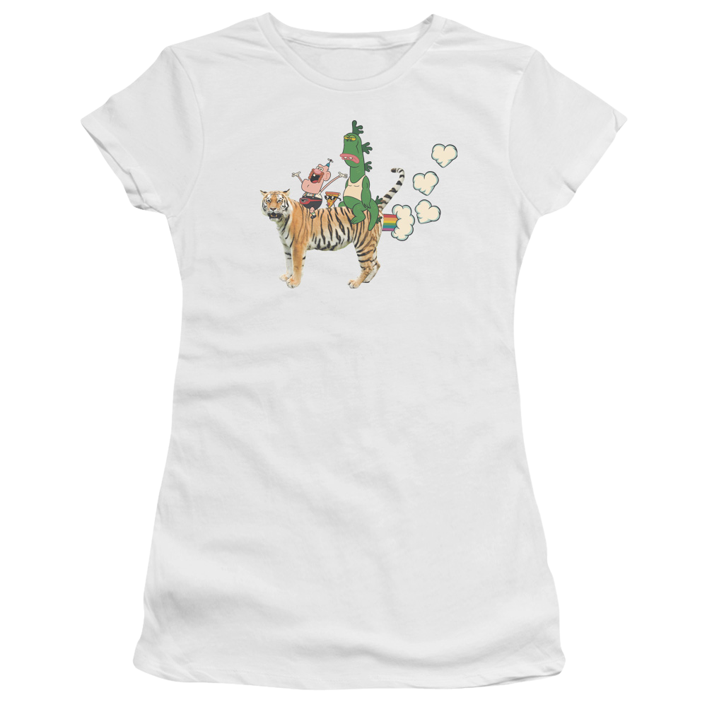 Uncle Grandpa Fart Hearts Juniors T-Shirt Juniors T-Shirt Uncle Grandpa