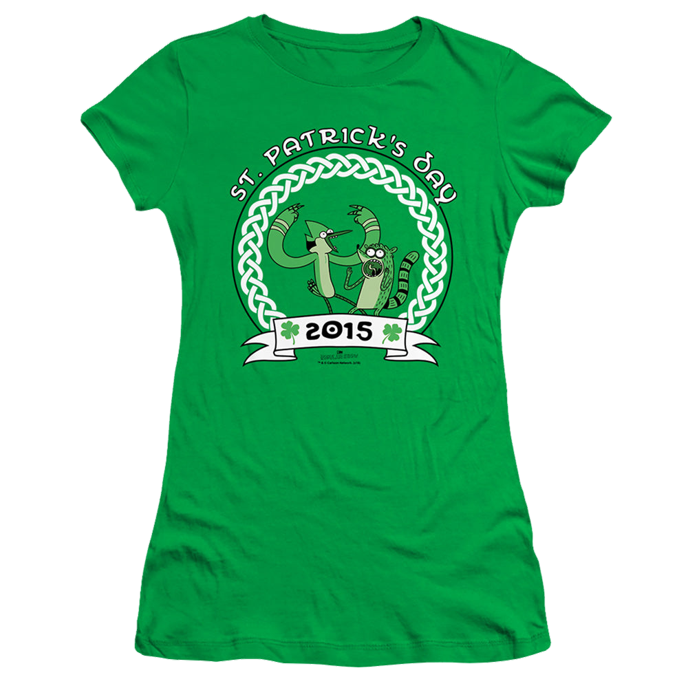 The Regular Show St Pats 2014 - Juniors T-Shirt Juniors T-Shirt The Regular Show