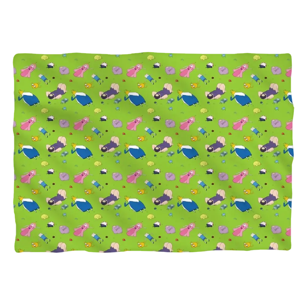 Adventure Time Green Fields - Pillow Case Adventure Time