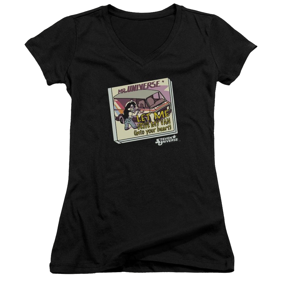 Steven Universe Mr. Universe Juniors V-Neck T-Shirt Juniors V-Neck T-Shirt Steven Universe