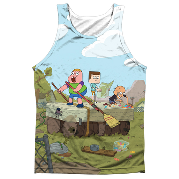 Clarence Boat men's all-over print tank