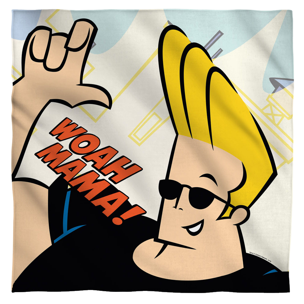 Johnny Bravo - Woah Mama Bandana Bandanas Johnny Bravo