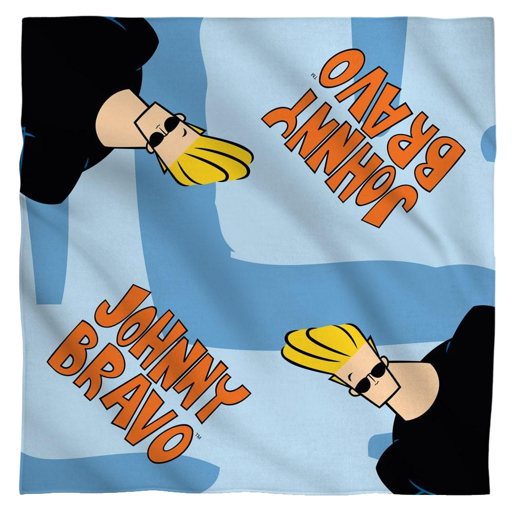 Johnny Bravo - Logo Bandana Bandanas Johnny Bravo