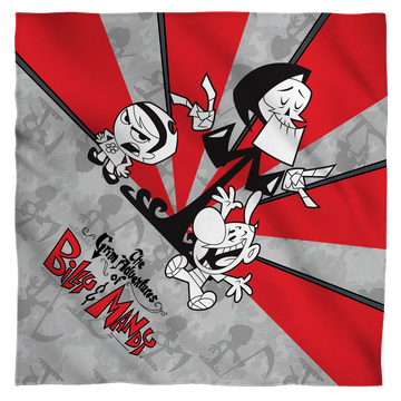 Grim Adventures Of Billy & Mandy - Time's Up bandana