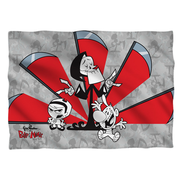 The Grim Adventures of Billy & Mandy Times Up pillow case