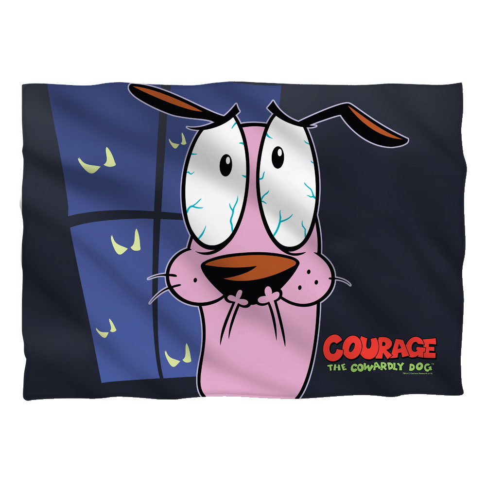 Courage the Cowardly Dog Window - Pillow Case Pillow Cases Courage the Cowardly Dog