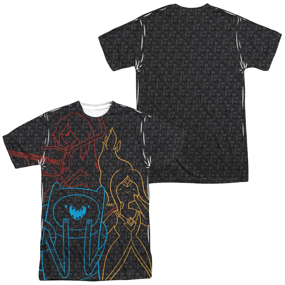 Adventure Time Adventure Trio Men's All Over Print T-Shirt Adventure Time