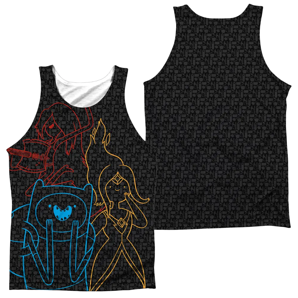 Adventure Time Adventure Trio Men's All Over Print Tank Adventure Time