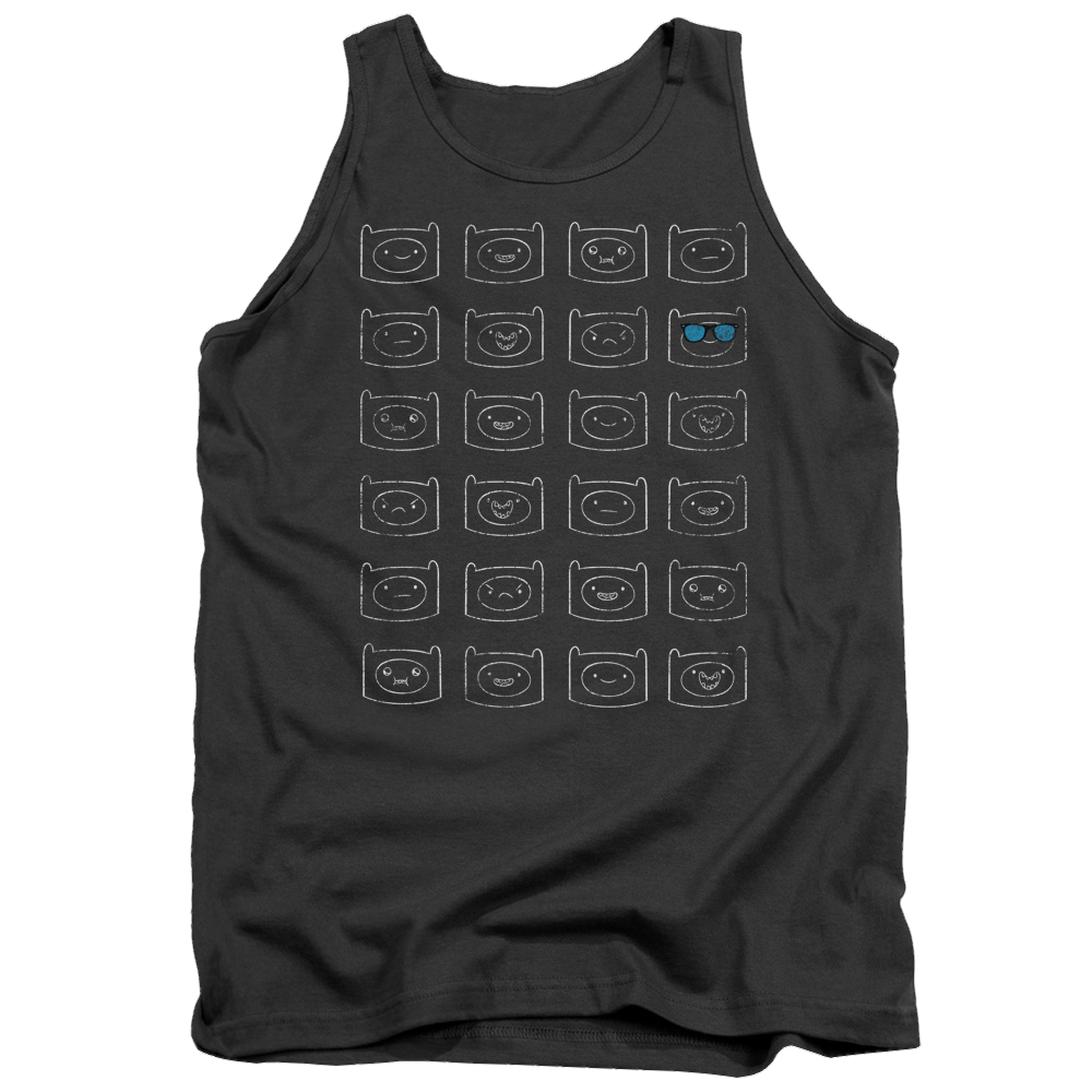 Adventure Time Finn Faces Men's Tank Men's Tank Adventure Time