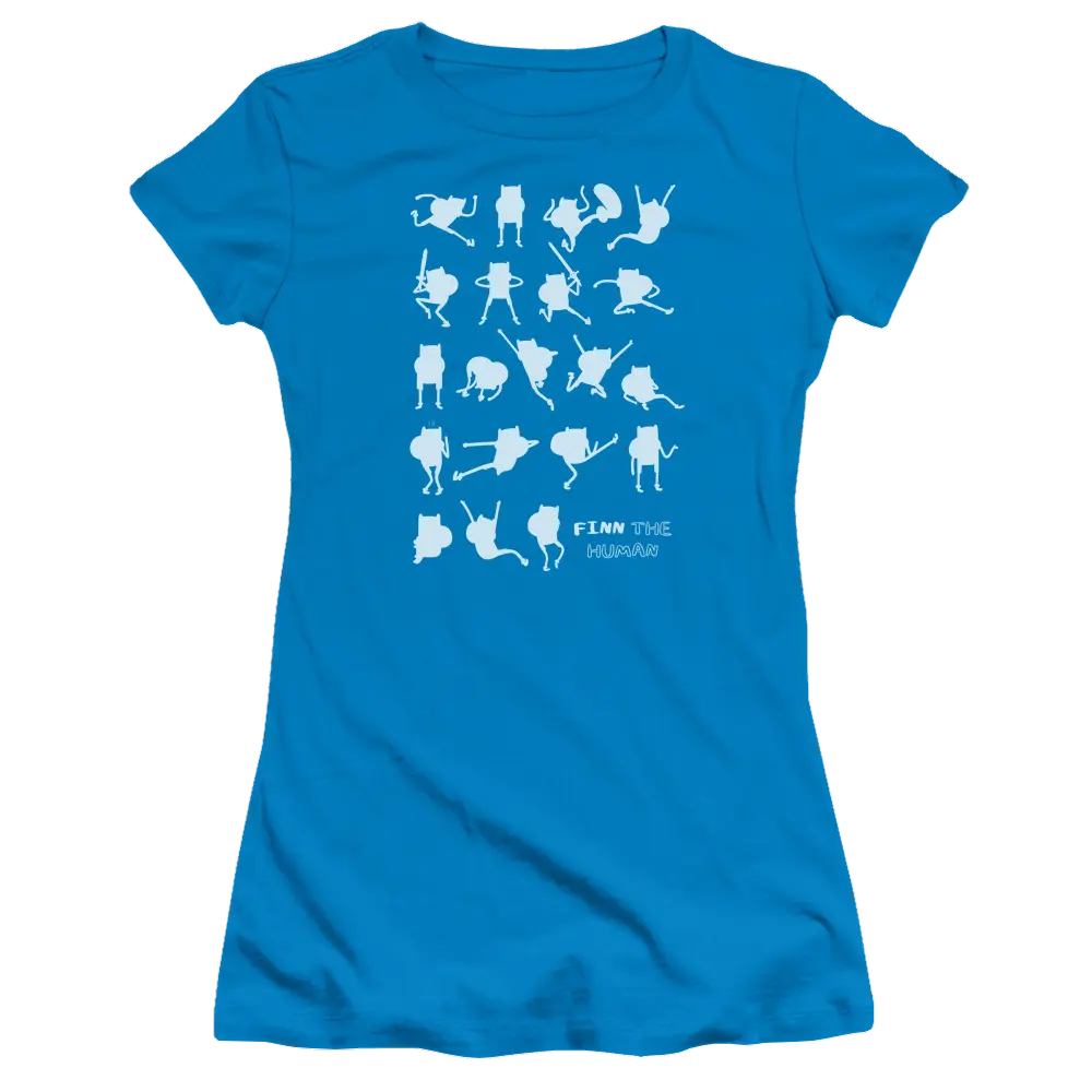 Adventure Time Finn The Human - Juniors T-Shirt Adventure Time