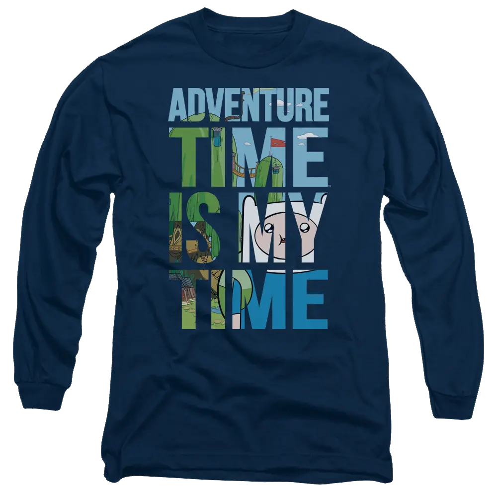 Adventure Time My Time - Men's Long Sleeve T-Shirt Adventure Time