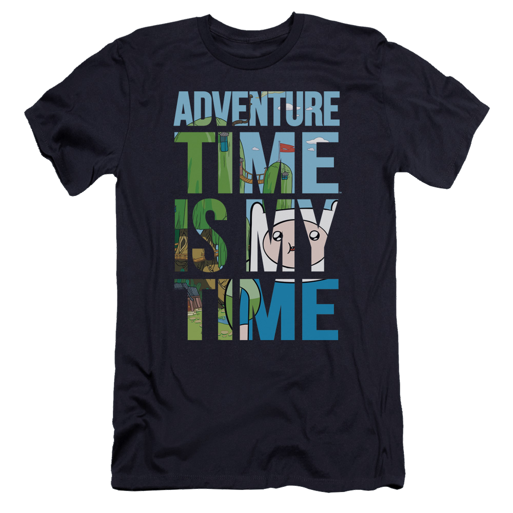 Adventure Time My Time - Men's Premium Slim Fit T-Shirt Men's Premium Slim Fit T-Shirt Adventure Time