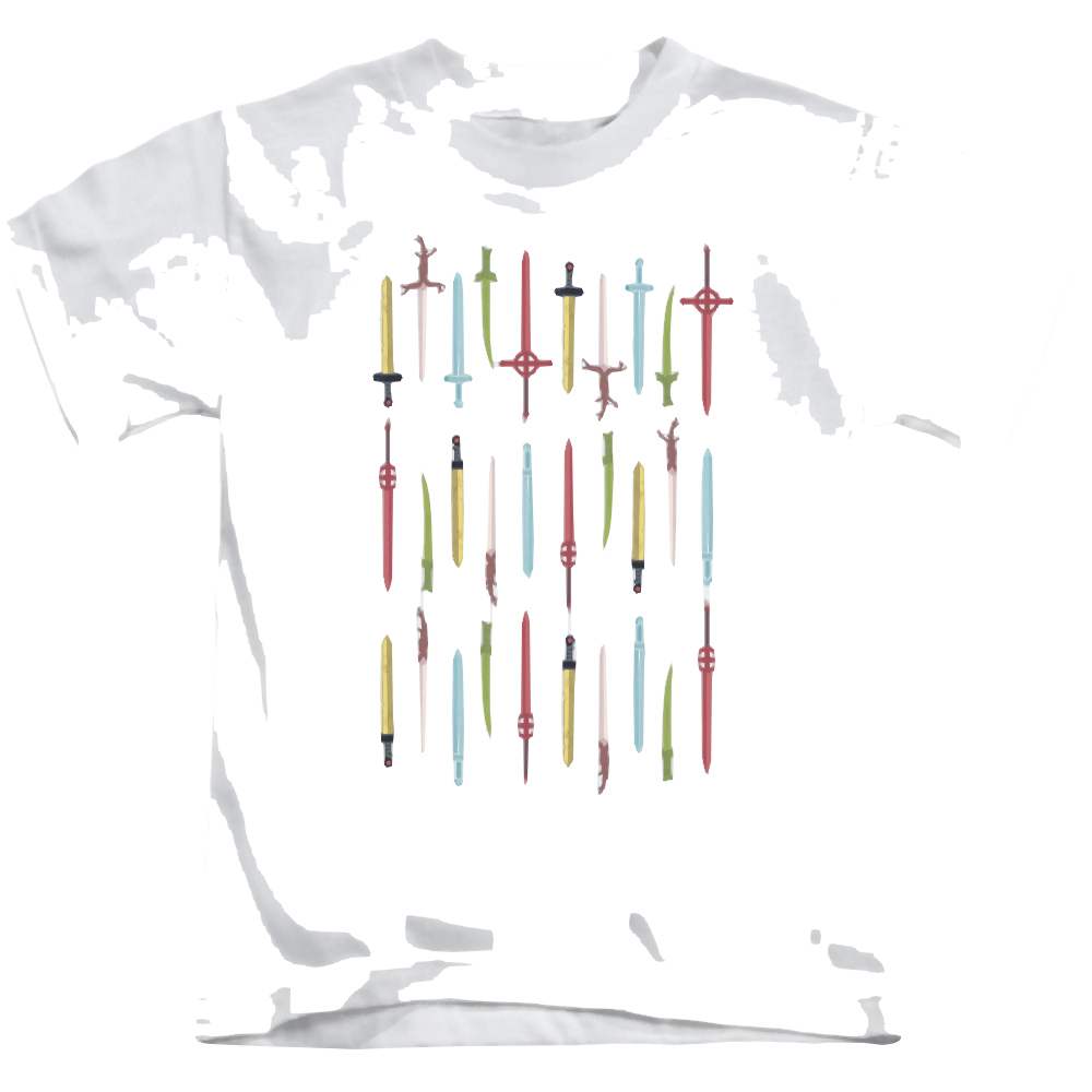 Adventure Time Swords - Kid's T-Shirt Kid's T-Shirt (Ages 4-7) Adventure Time