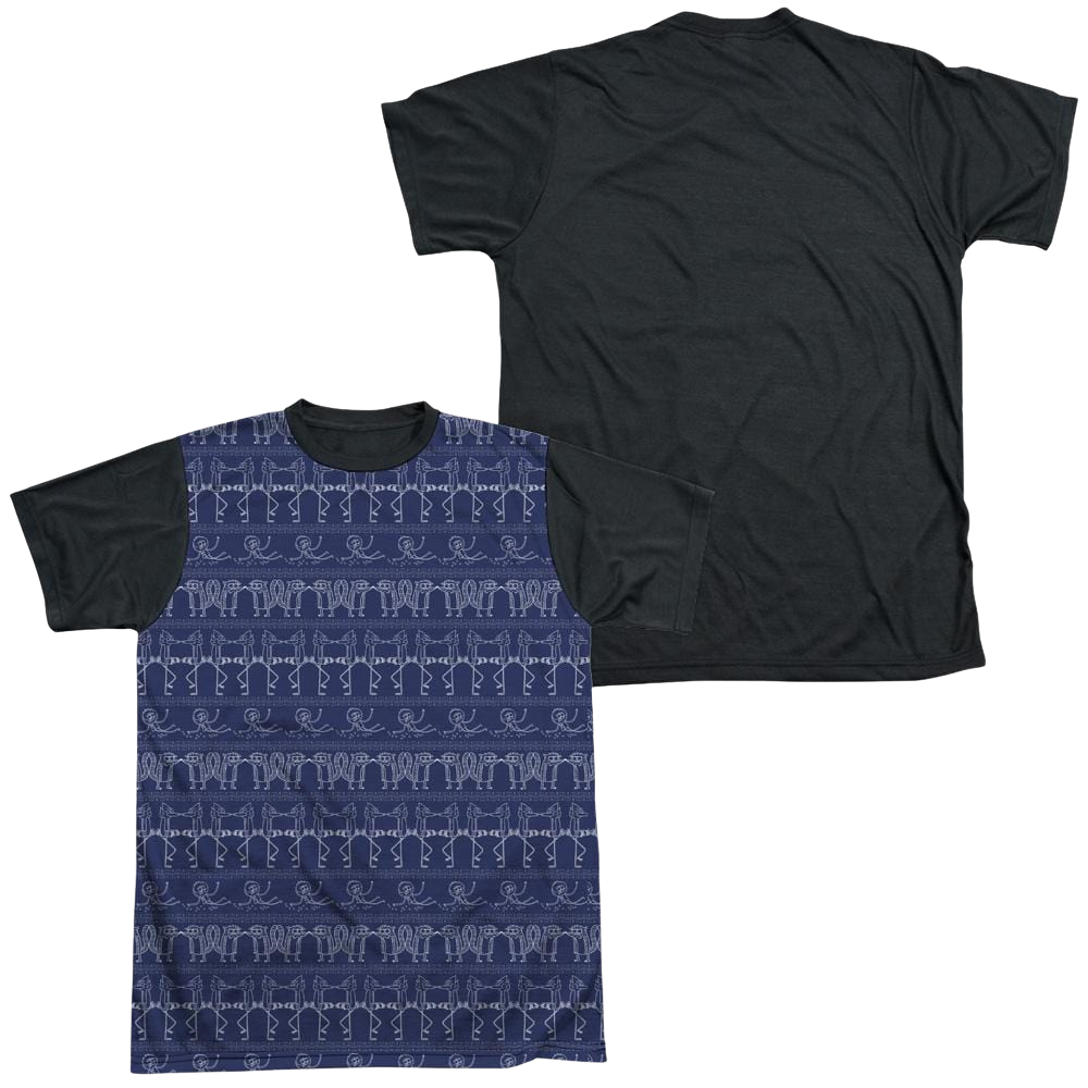 Regular Show Rs Pattern Men's Black Back T-Shirt Men's Black Back T-Shirt The Regular Show