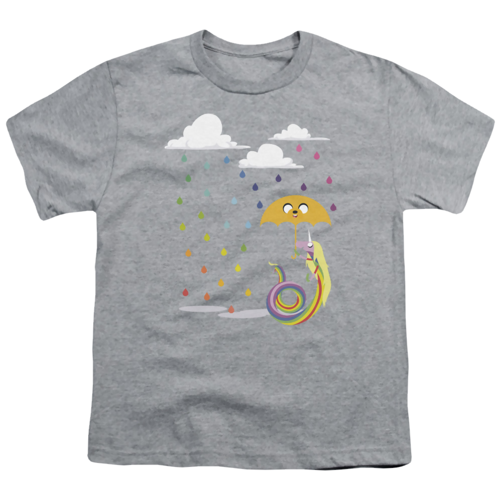 Adventure Time Lady In The Rain - Youth T-Shirt Youth T-Shirt (Ages 8-12) Adventure Time