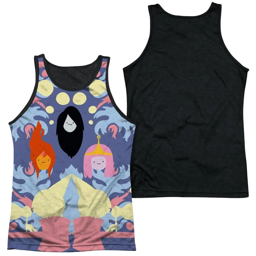 Adventure Time Pb, Fp & Marceline Men's Black Back Tank Adventure Time