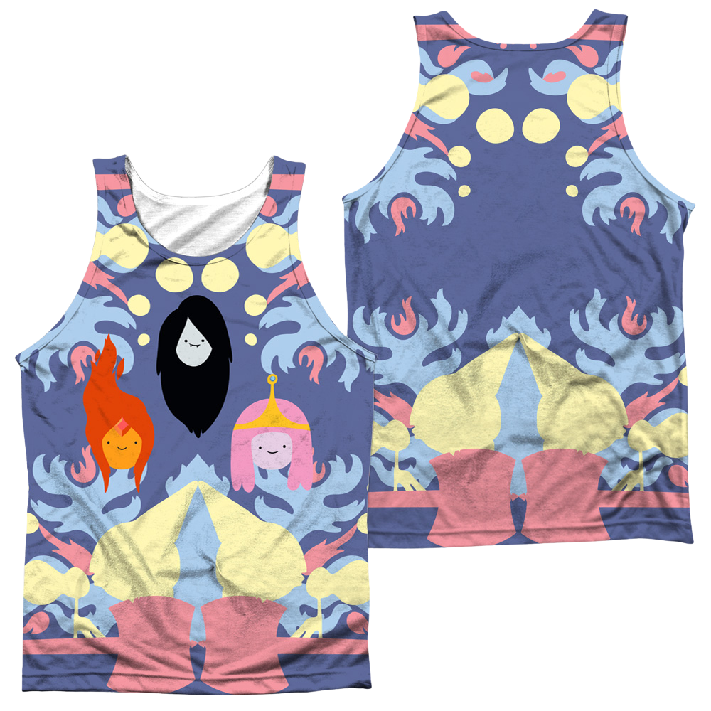 Adventure Time Pb, Fp & Marceline Men's All Over Print Tank Men's All Over Print Tank Adventure Time