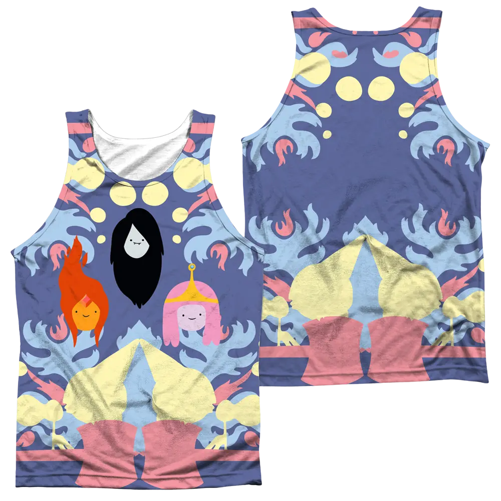 Adventure Time Pb, Fp & Marceline Men's All Over Print Tank Adventure Time