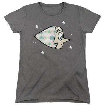 Charcoal women's t-shirt with Steven Universe Pearl graphic