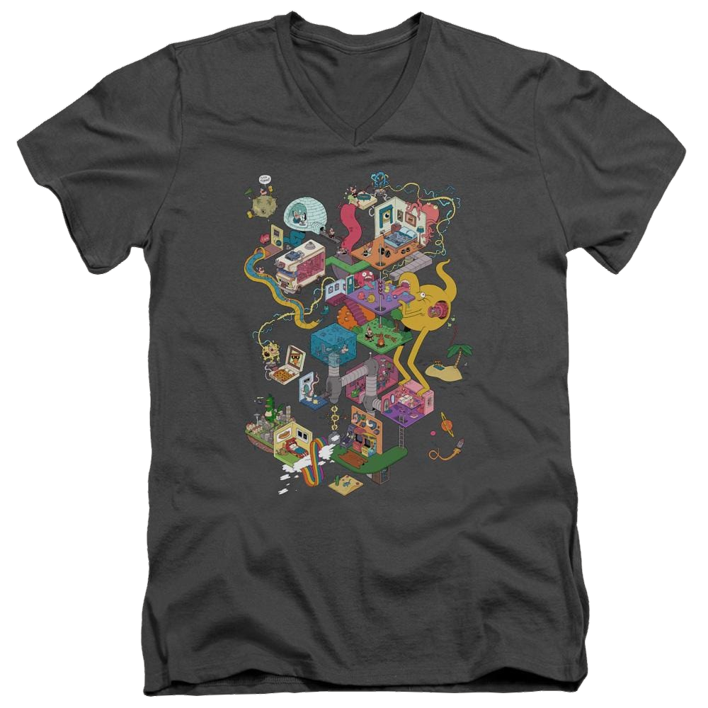 Uncle Grandpa Inside The Rv Men's V-Neck T-Shirt Men's V-Neck T-Shirt Uncle Grandpa
