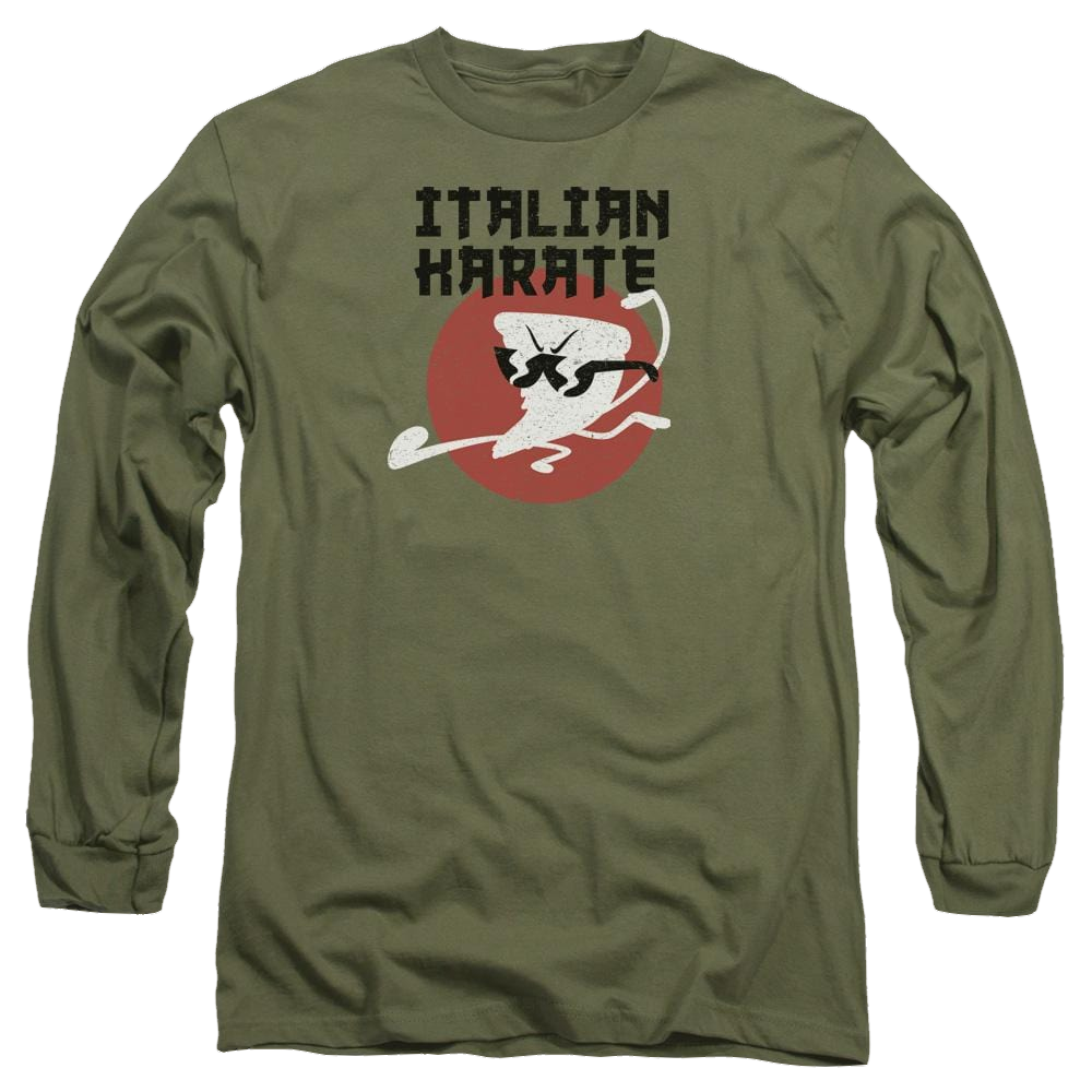 Uncle Grandpa Italian Karate Men's Long Sleeve T-Shirt Men's Long Sleeve T-Shirt Uncle Grandpa