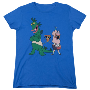Royal women's t-shirt with Uncle Grandpa The Guys graphic