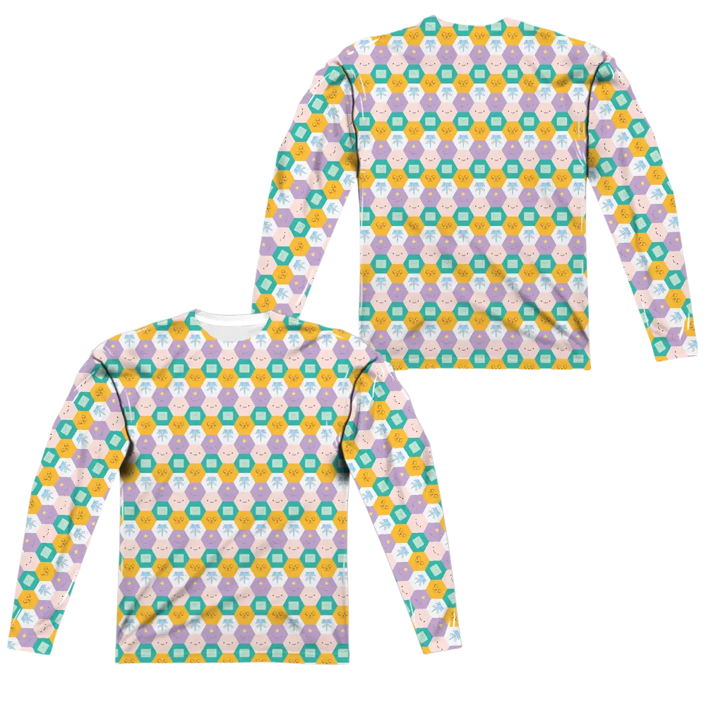 Adventure Time Hexagon Pattern Men's All-Over Print T-Shirt Adventure Time