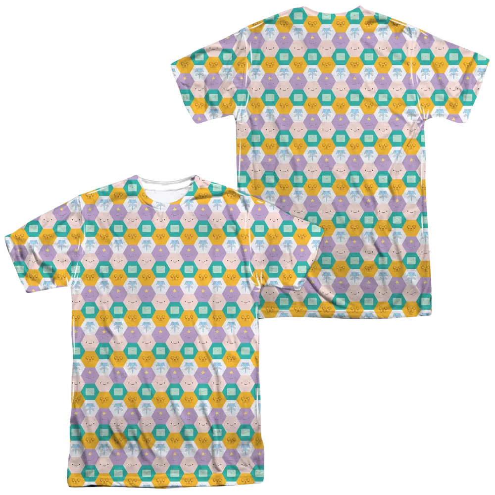 Adventure Time Hexagon Pattern Men's All Over Print T-Shirt Adventure Time