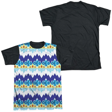 Adventure Time Ice King Geometric men's black back t-shirt