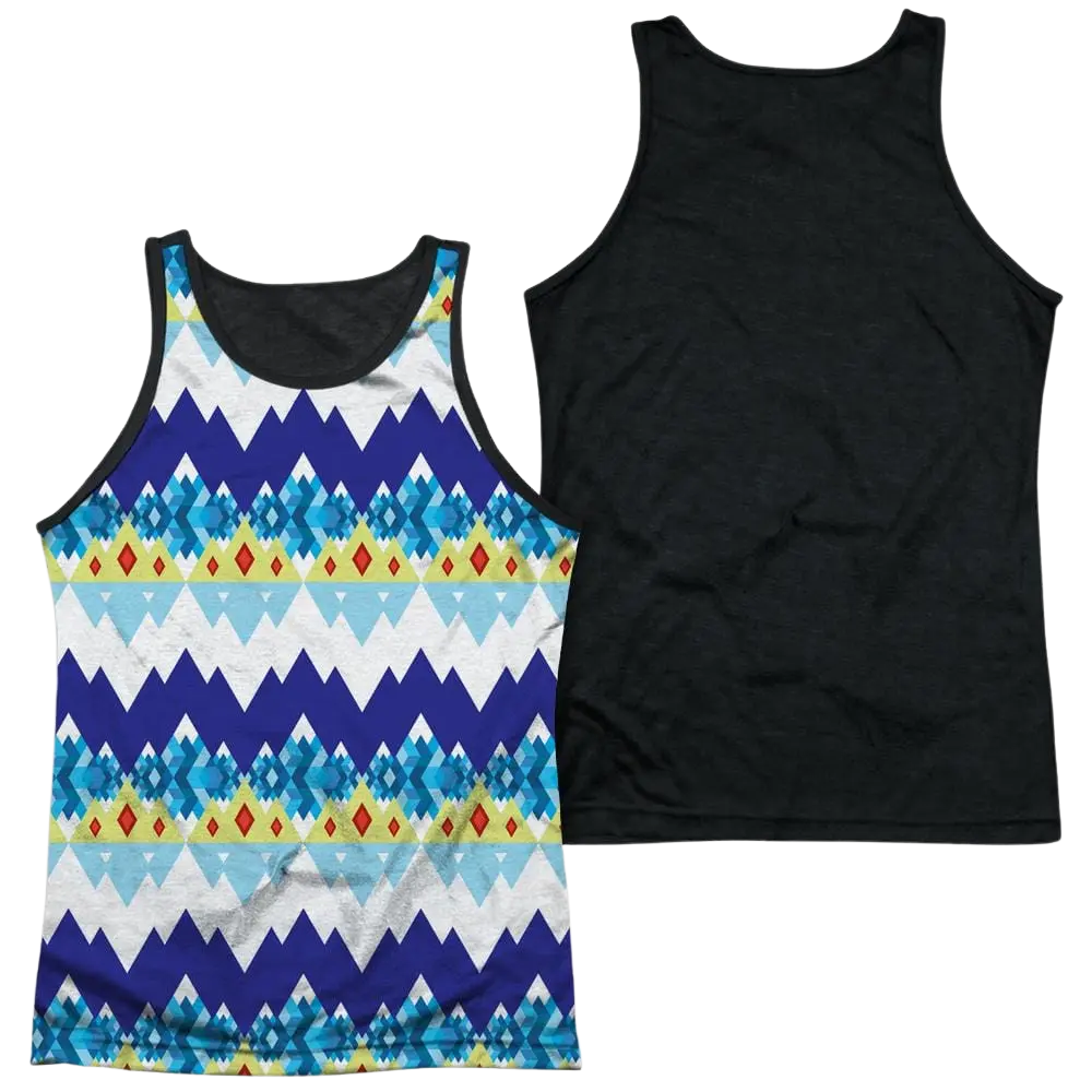 Adventure Time Ice King Geometric Men's Black Back Tank Adventure Time