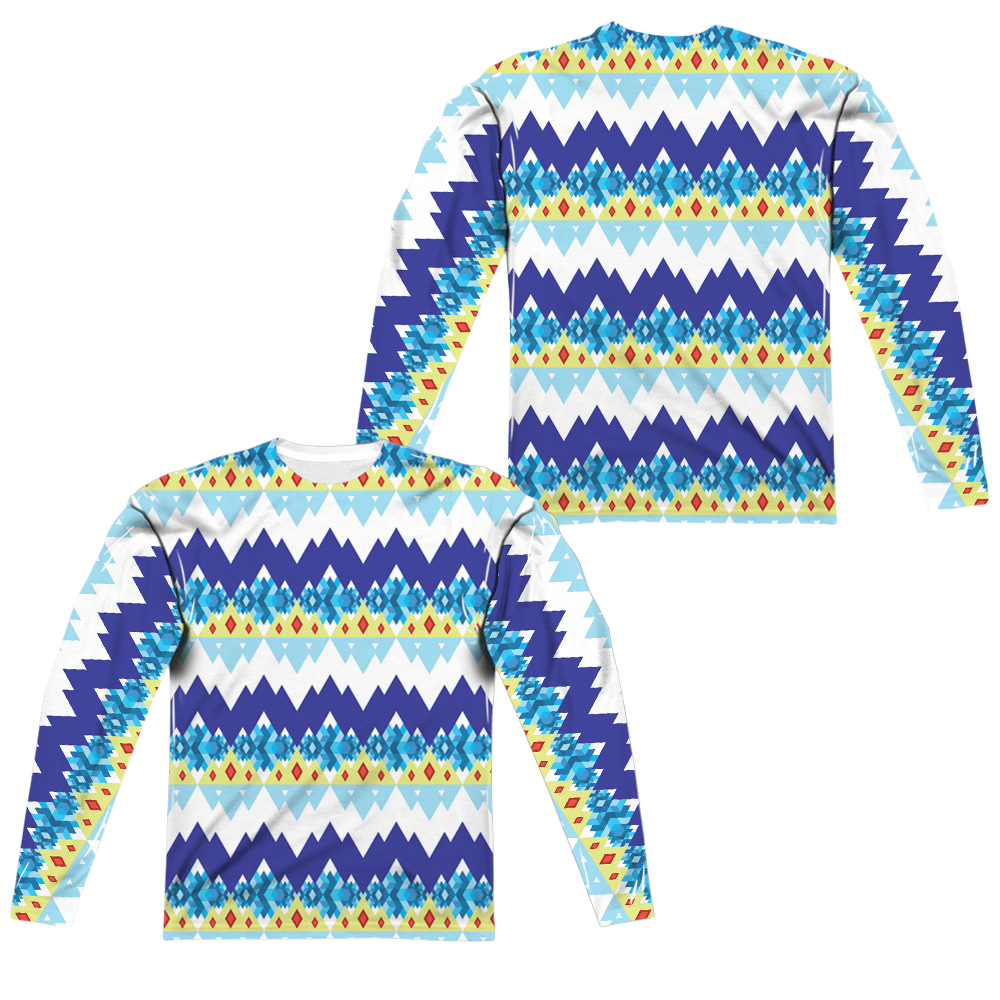 Adventure Time Ice King Geometric Men's All-Over Print T-Shirt Men's All-Over Print Long Sleeve Adventure Time