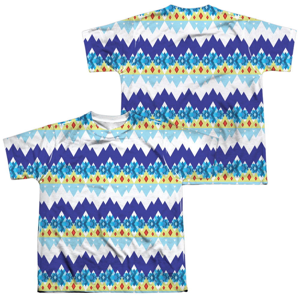 Adventure Time Ice King Geometric - Youth All-Over Print T-Shirt Youth All-Over Print T-Shirt (Ages 8-12) Adventure Time
