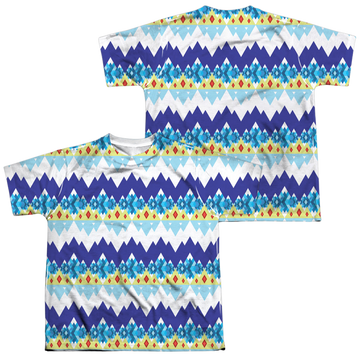 Adventure Time Ice King Geometric youth all-over print t-shirt for ages 8 to 12