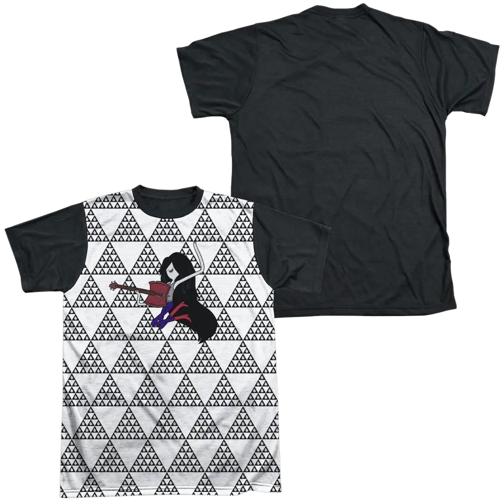 Adventure Time Marcy Triangles - Men's Black Back T-Shirt Adventure Time