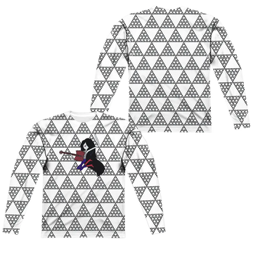 Adventure Time Marcy Triangles men's all-over print long sleeve