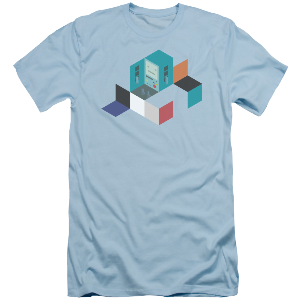 Adventure Time Bmo Blocks - Men's Slim Fit T-Shirt Men's Slim Fit T-Shirt Adventure Time