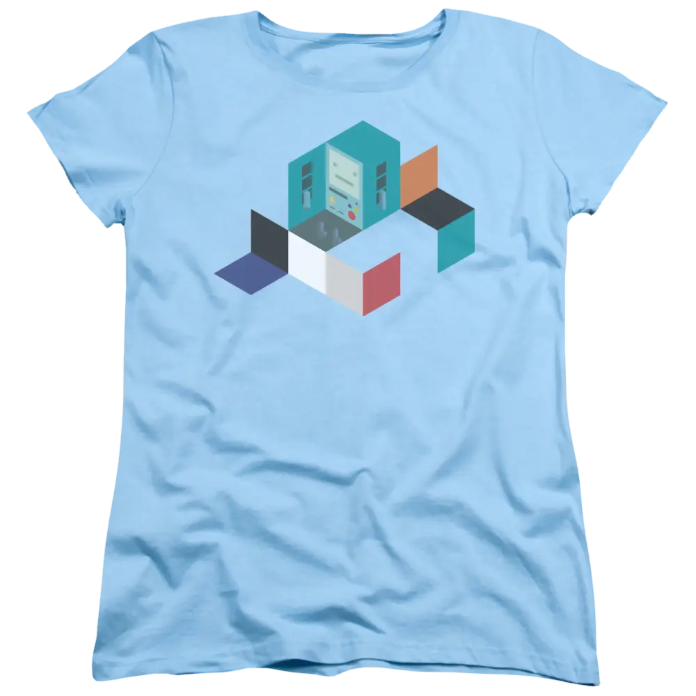 Adventure Time Bmo Blocks - Women's T-Shirt Adventure Time