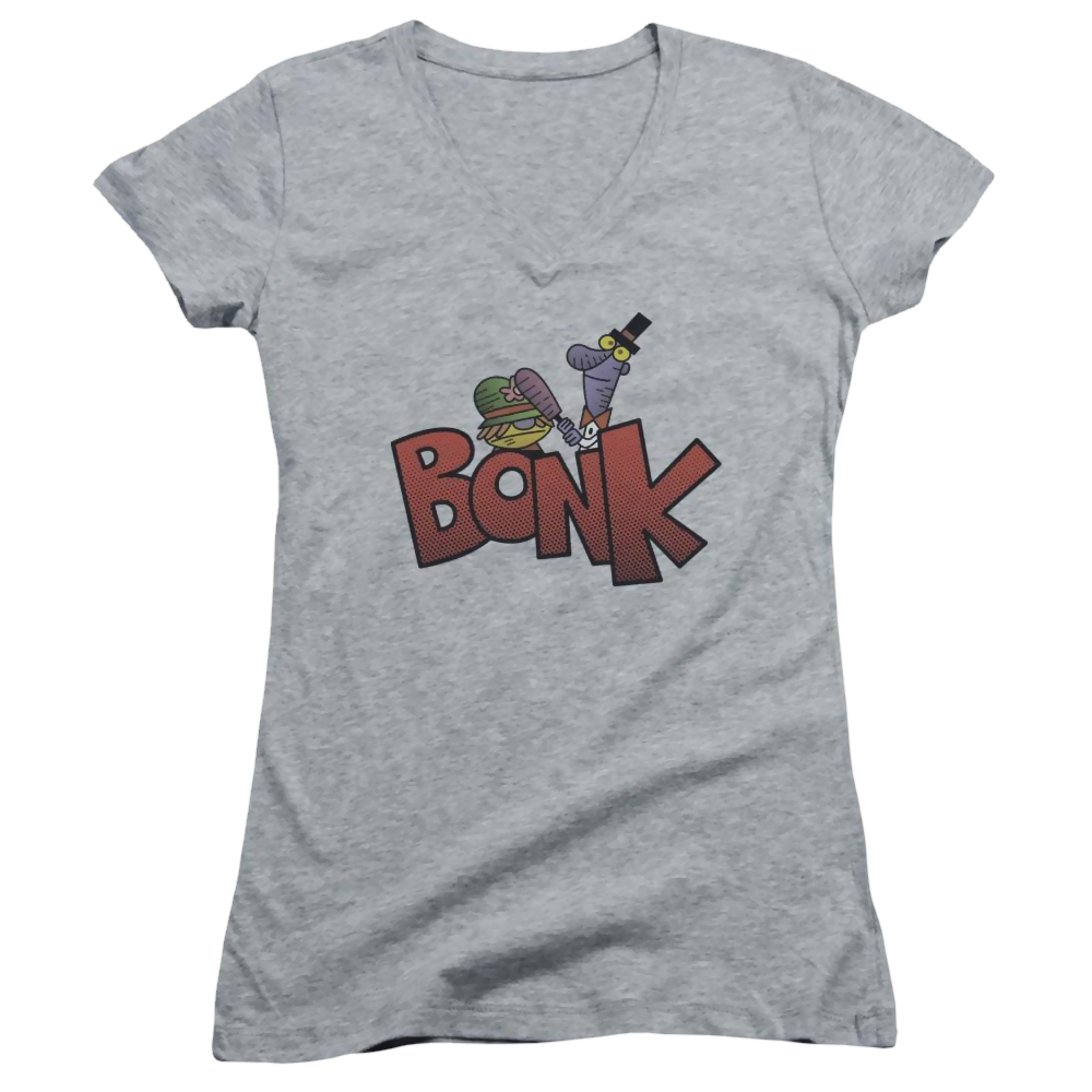 Dexter's Laboratory Bonk - Juniors V-Neck T-Shirt Juniors V-Neck T-Shirt Dexter's Laboratory