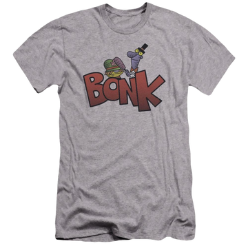 Dexter's Laboratory Bonk - Men's Premium Slim Fit T-Shirt Men's Premium Slim Fit T-Shirt Dexter's Laboratory