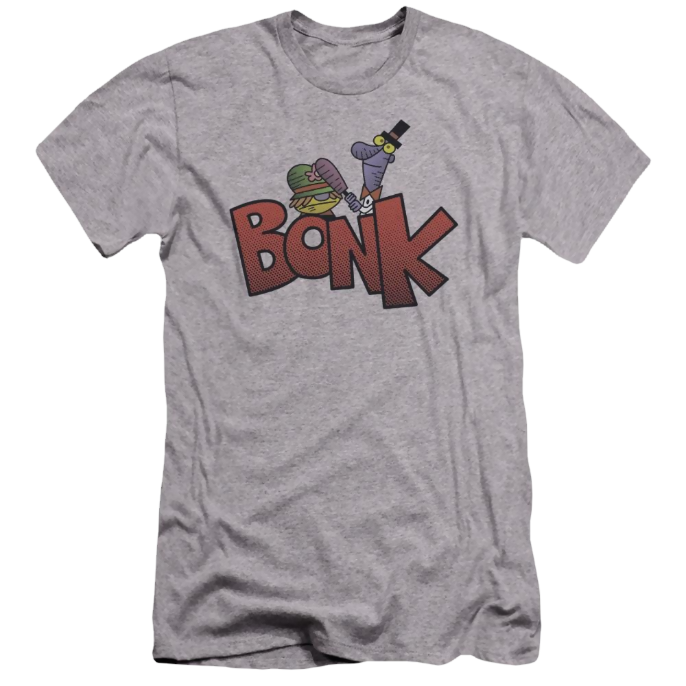 Dexter's Laboratory Bonk - Men's Premium Slim Fit T-Shirt Men's Premium Slim Fit T-Shirt Dexter's Laboratory