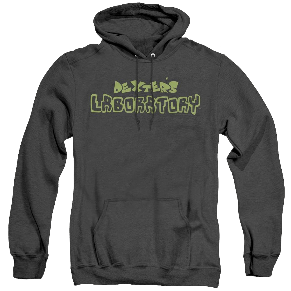 Dexter's Laboratory Dexters Logo - Heather Pullover Hoodie Heather Pullover Hoodie Dexter's Laboratory