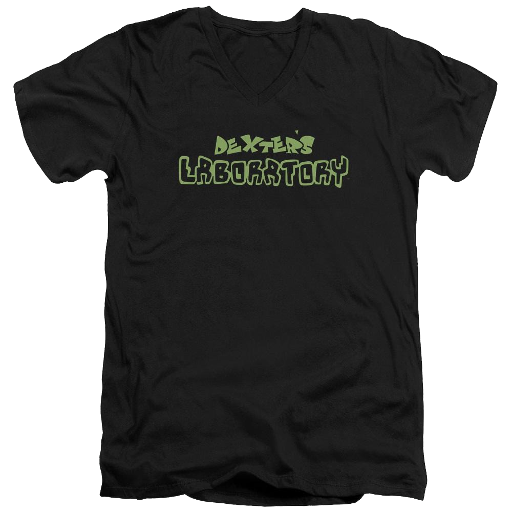 Dexter's Laboratory Dexters Logo - Men's V-Neck T-Shirt Men's V-Neck T-Shirt Dexter's Laboratory