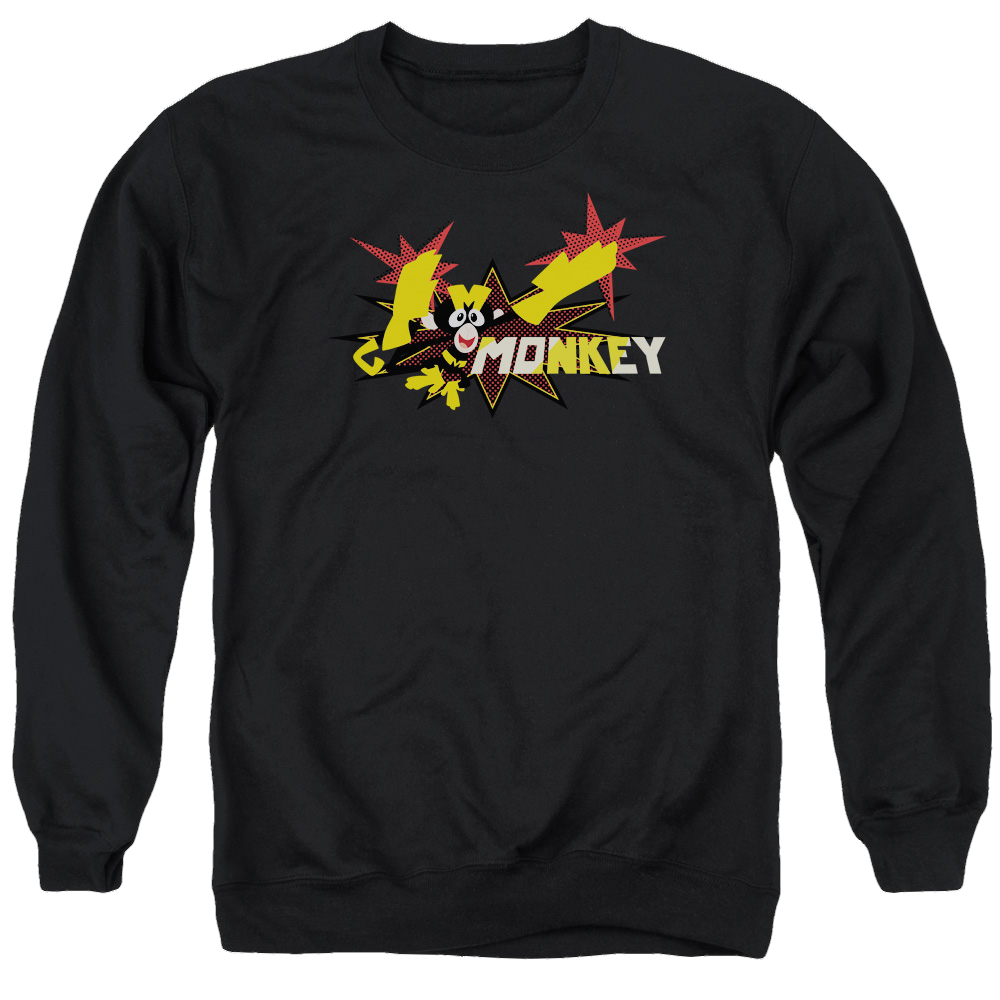 Dexter's Laboratory Monkey - Men's Crewneck Sweatshirt Men's Crewneck Sweatshirt Dexter's Laboratory