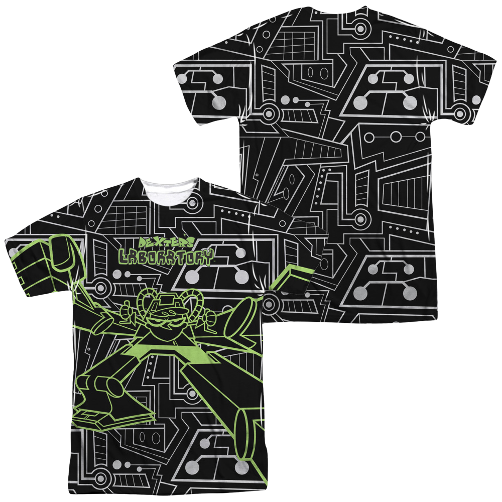 Dexter's Laboratory Robot Men's All Over Print T-Shirt Men's All-Over Print T-Shirt Dexter's Laboratory