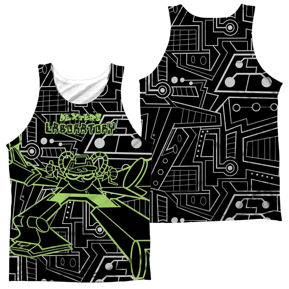 Dexter's Laboratory Robot Men's All Over Print Tank Men's All Over Print Tank Dexter's Laboratory