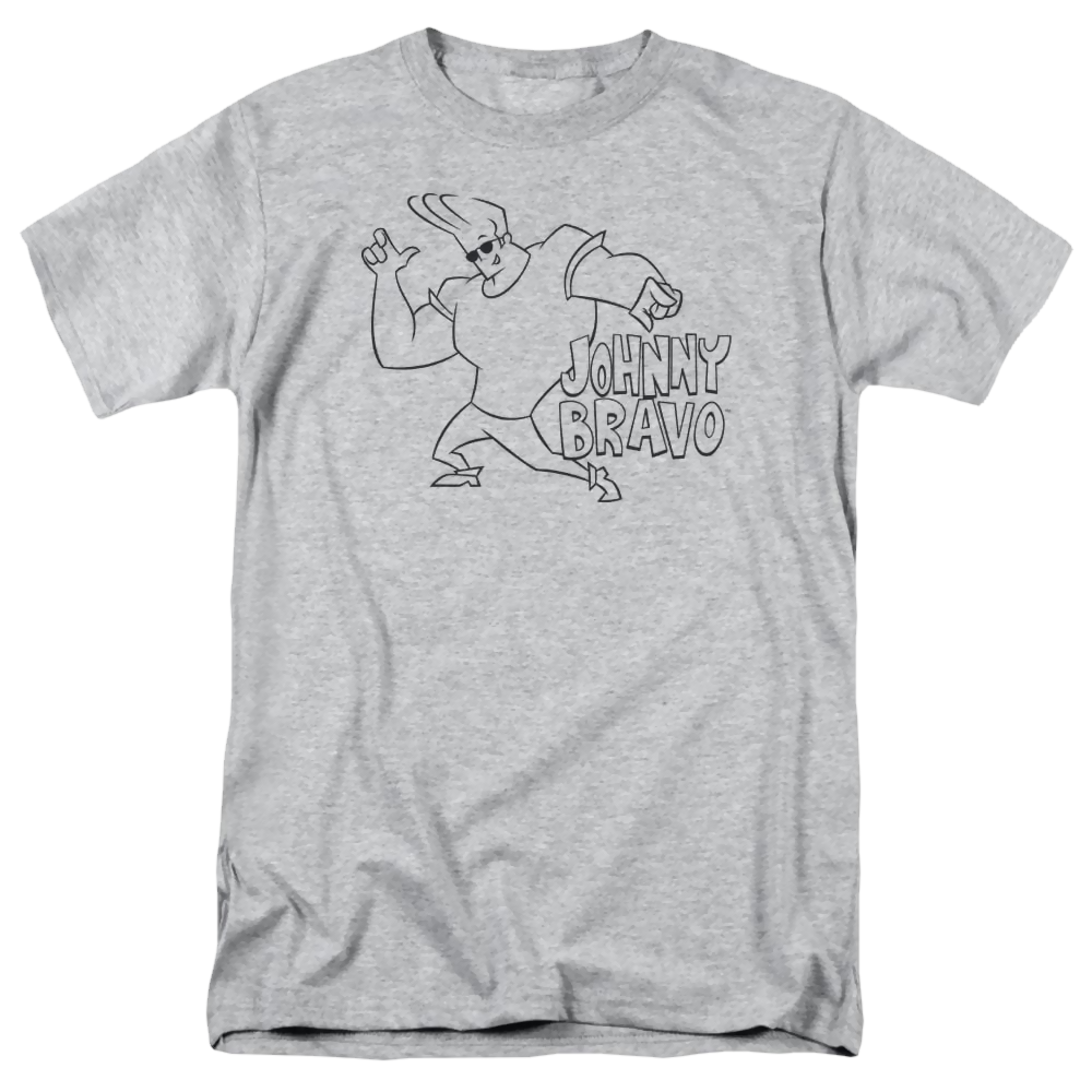 Johnny Bravo Jb Line Art Men's Regular Fit T-Shirt Men's Regular Fit T-Shirt Johnny Bravo