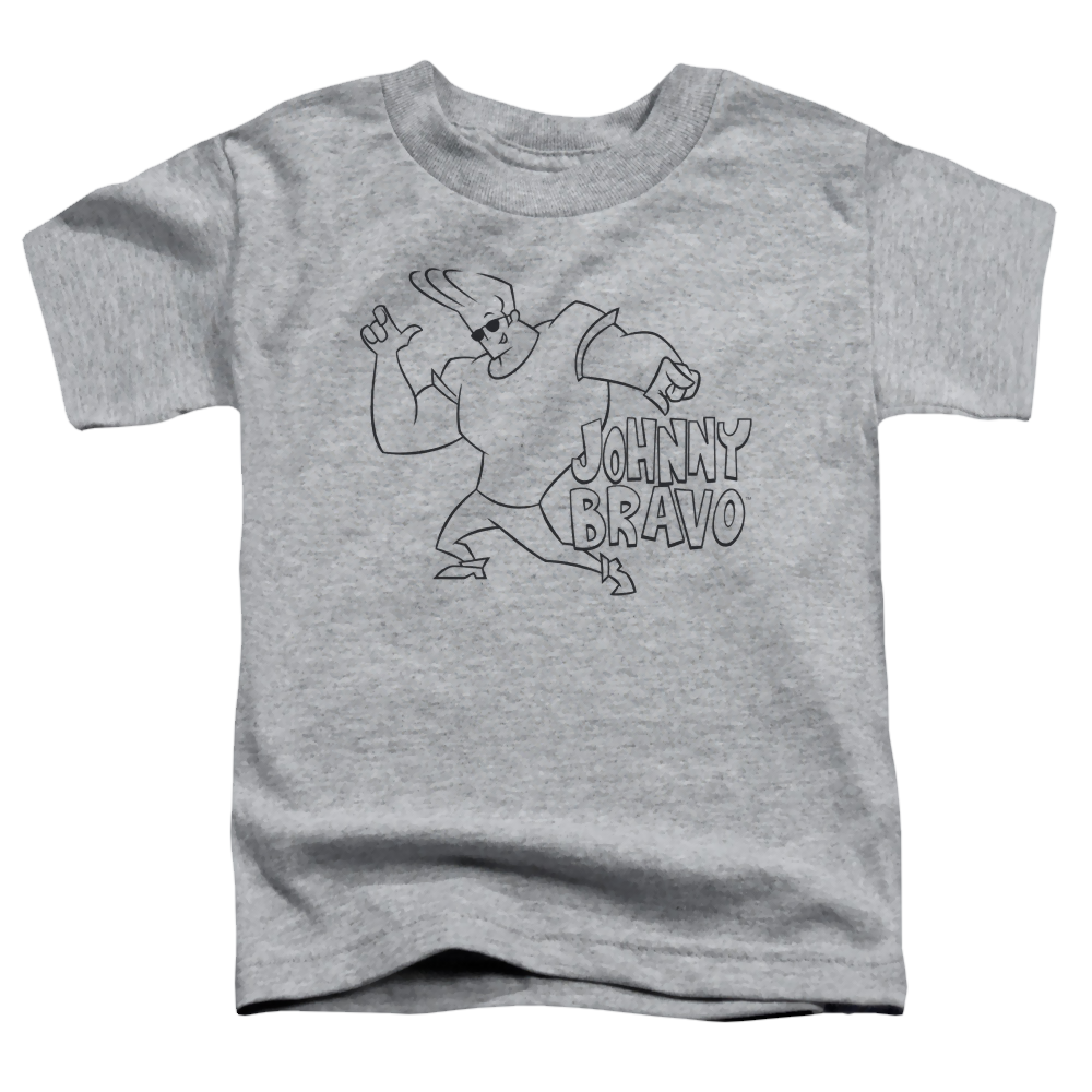 Johnny Bravo Jb Line Art - Toddler T-Shirt Toddler T-Shirt Johnny Bravo