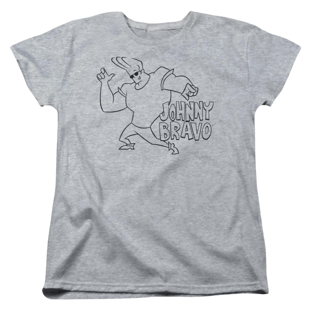 Johnny Bravo Jb Line Art Women's T-Shirt Women's T-Shirt Johnny Bravo