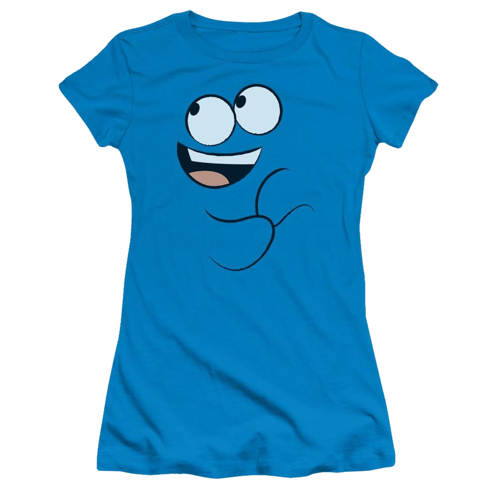 Foster's Home for Imaginary Friends Blue Smile - Juniors T-Shirt Juniors T-Shirt Foster's Home for Imaginary Friends